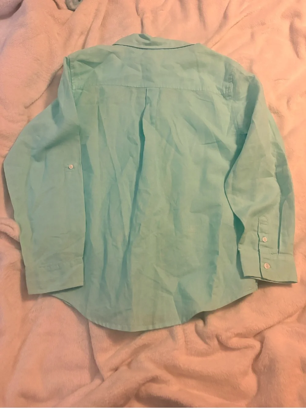 Gymboree Light Aqua Button-Down Shirt